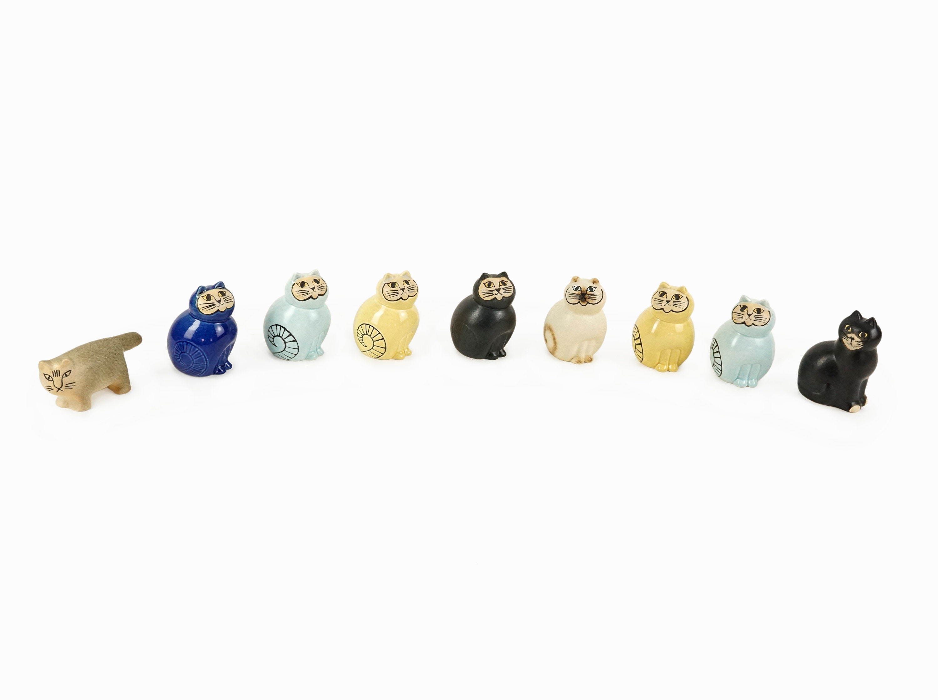 ヴィンテージ 陶器 黒猫 置物 セット 日本 - Etsy 日本