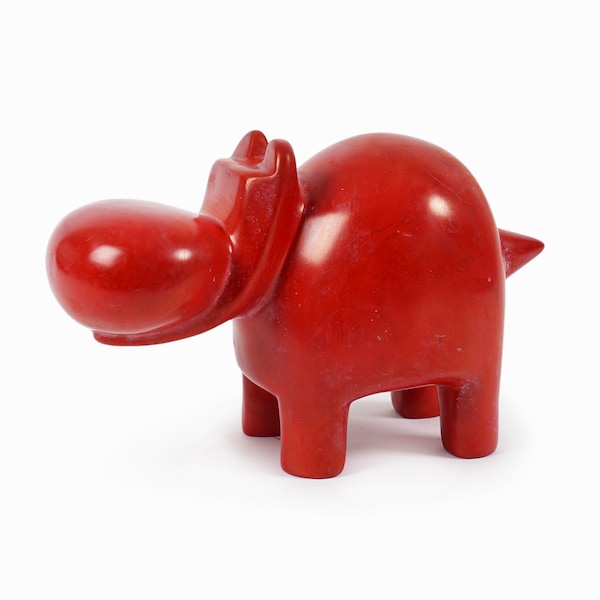 Figurine d’hippopotame en stéatite Kenya