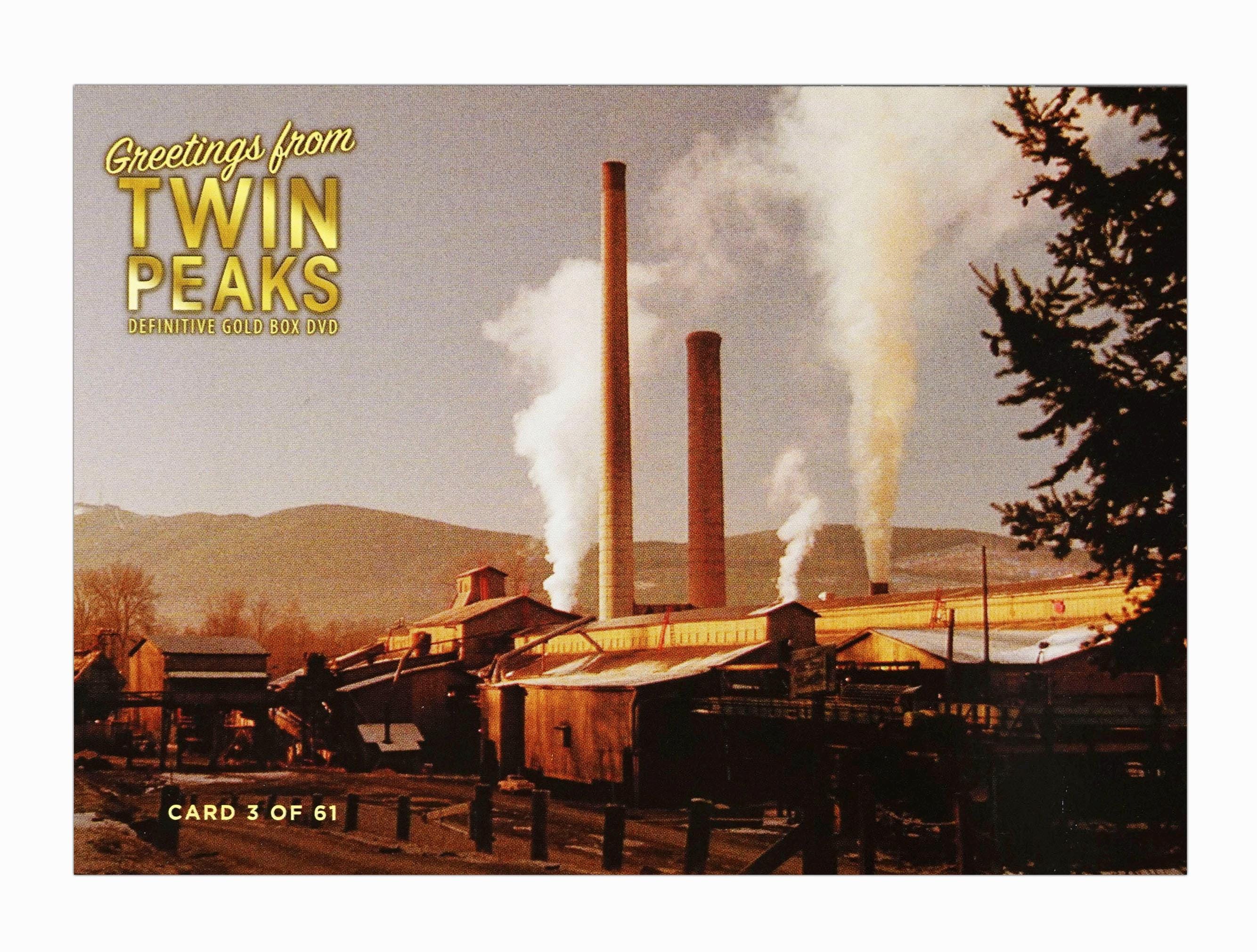 Twin Peaks Gold Box Postcard Card # 3 of 61 Packard Sawmill - Etsy