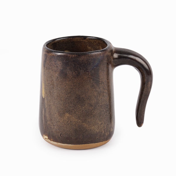 Edna Arnow Ceramic Cup Brown Coffee Mug