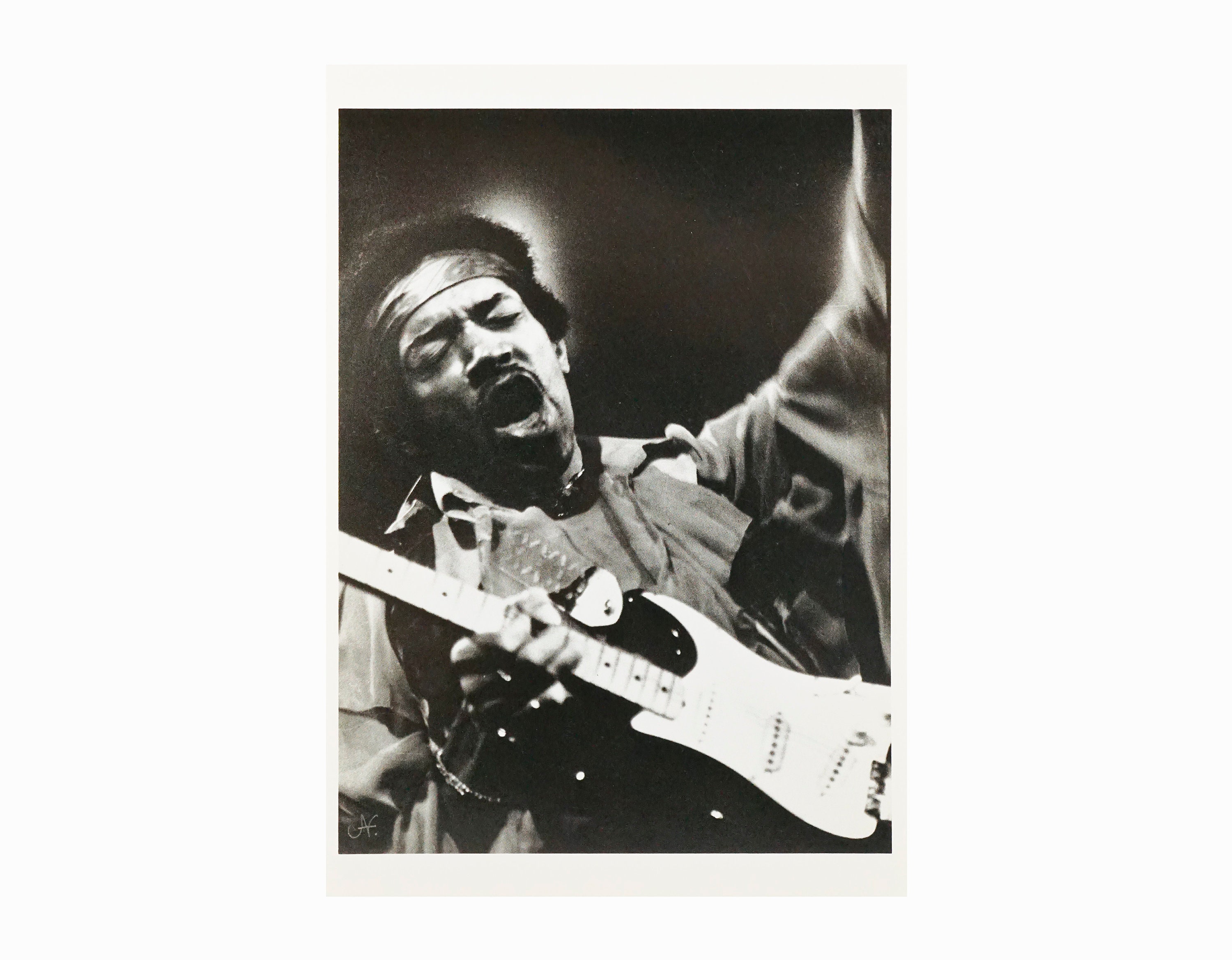 1980s Fotofolio Postcard Jimi Hendrix Post Card Vintage - Etsy Denmark