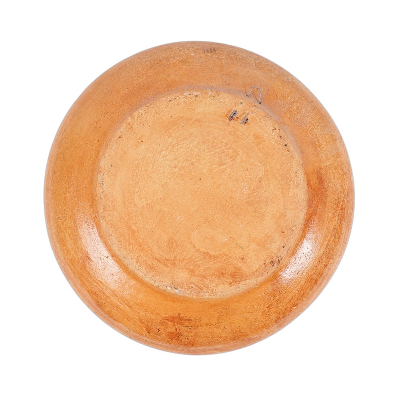 Polychrome Decorative Ceramic Plate Bowl South American image 6