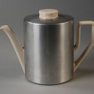 1965-1969 Van Nelle Ceramic Teapot Waku Keramik Kettle Germany Mid Century Modern image 7