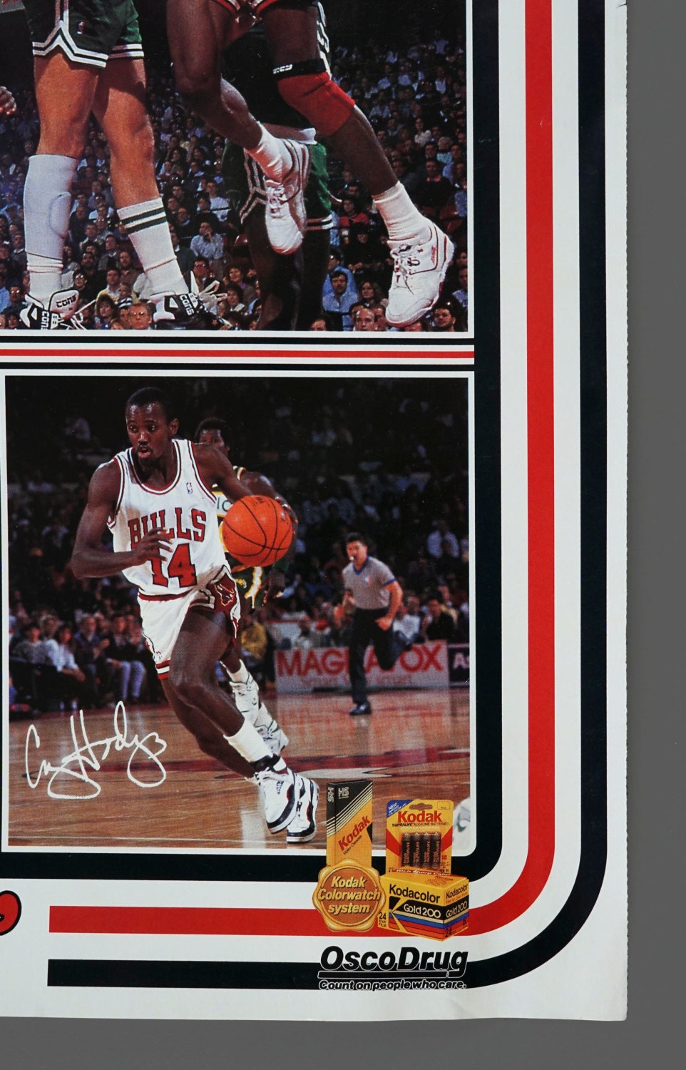 1989-90 NBA シカゴ・ブルズ ポスター レイジング・ブルズ