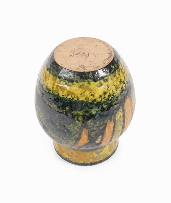 小さなイタリア製陶器の花瓶 - Etsy 日本