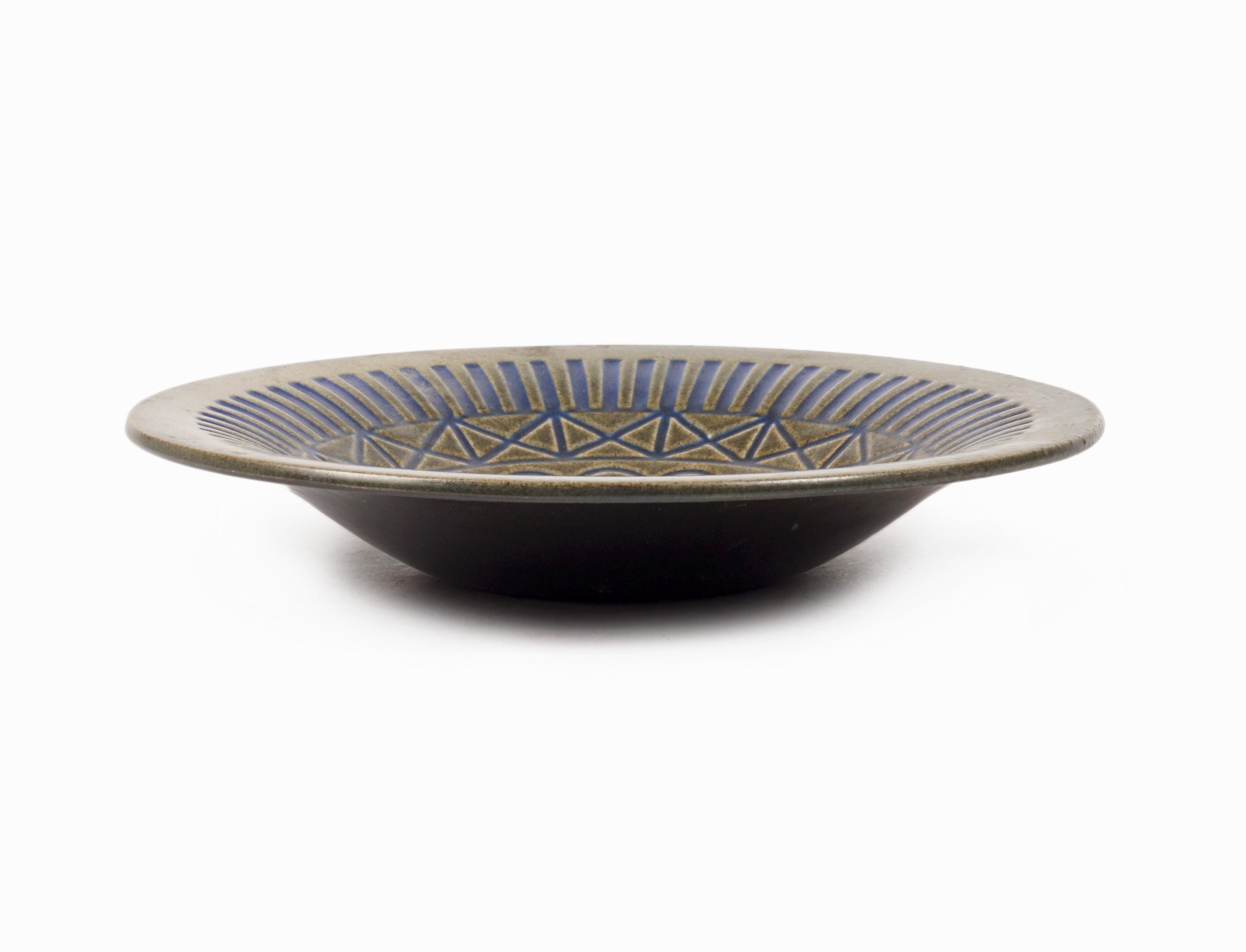 1967-69年 マリ・シムルソン 陶器ボウル「アイリス」 ウプサラ
