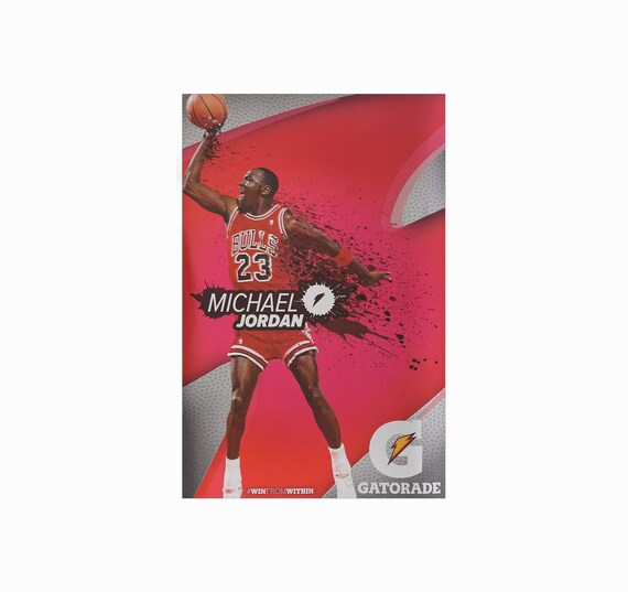 マイケル・ジョーダンのゲータレードポスターがシカゴ・ブルズから発売