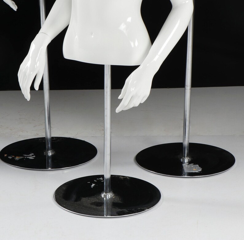 Eurodisplay & Mondo Mannequin Glossy White Legs Torso Etsy