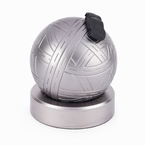 Vintage Magnet Sculpture Metal Ball & Car image 3