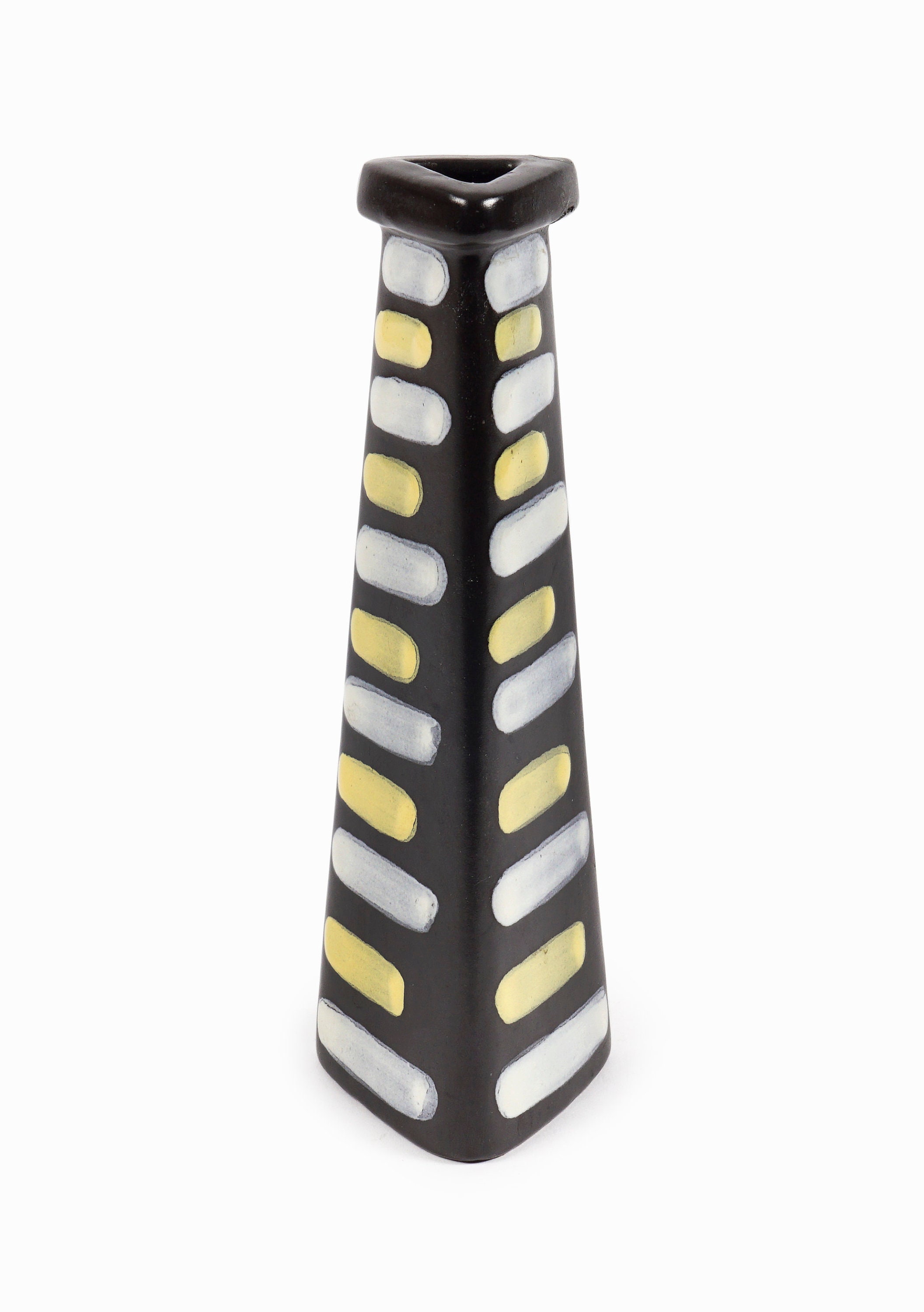 1954 Hjördis Oldfors Ceramic Vase Upsala Ekeby Sweden Mid