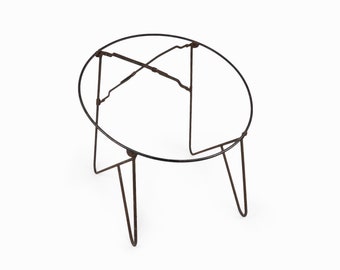 1960s Metal Chair Frame Mid Century Modern