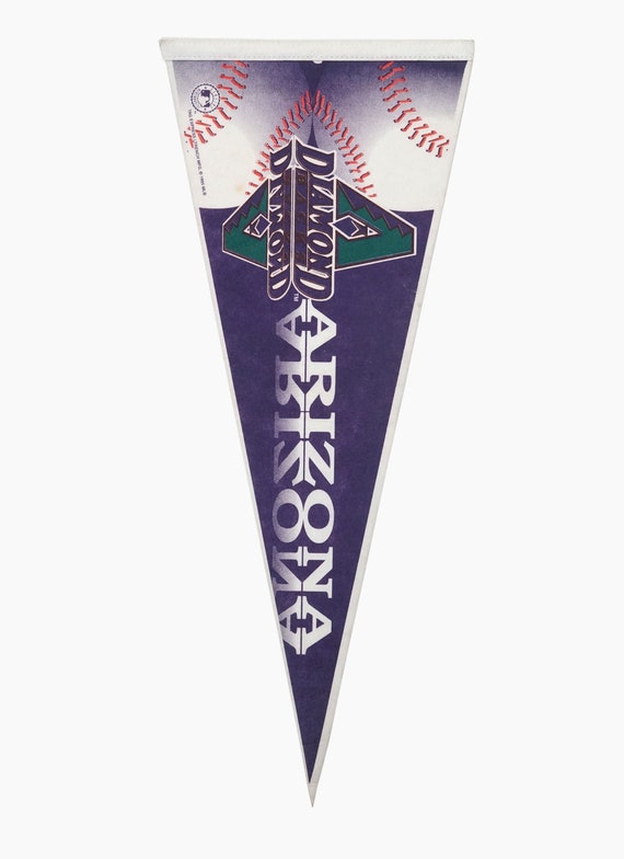 Arizona Diamondbacks D Backs Felt Pennant Baseball Souvenir Etsy