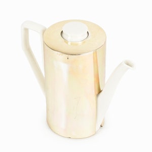 1965-1969 Van Nelle Ceramic Teapot Waku Keramik Kettle Germany Mid Century Modern image 2