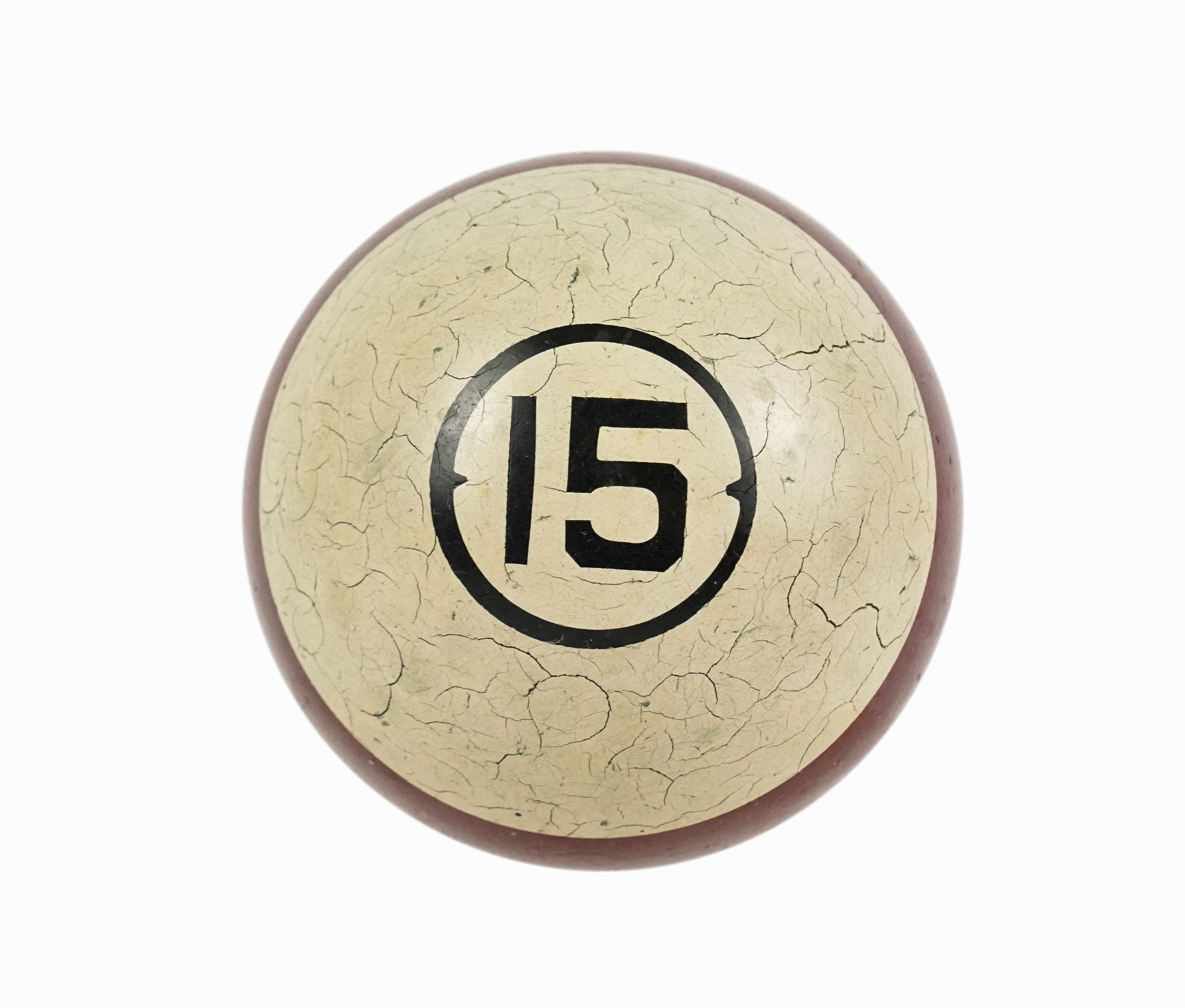 No. 15 Clay Billiard Ball Size 2.25