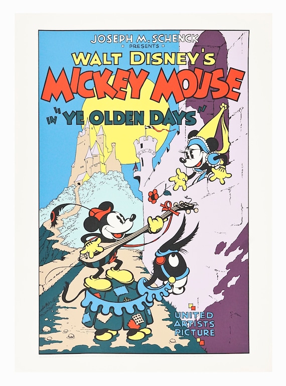 Vintage Mickey Mouse Serigraph 