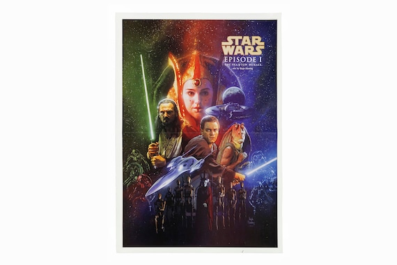 PLV Star Wars Épisode I – La Menace Fantôme, Affiche De Présentation (choix Parmi 3)