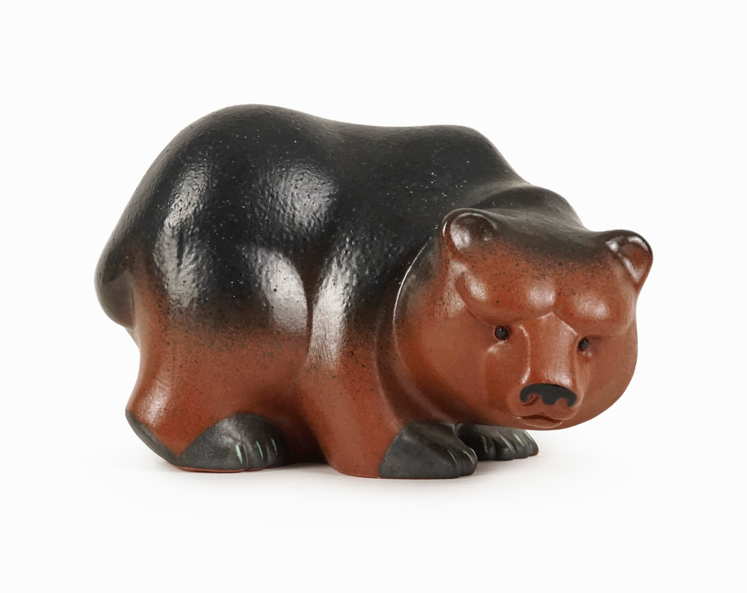 Nittsjö Large Bear Figurine Thomas Hellström Sweden Model 6012