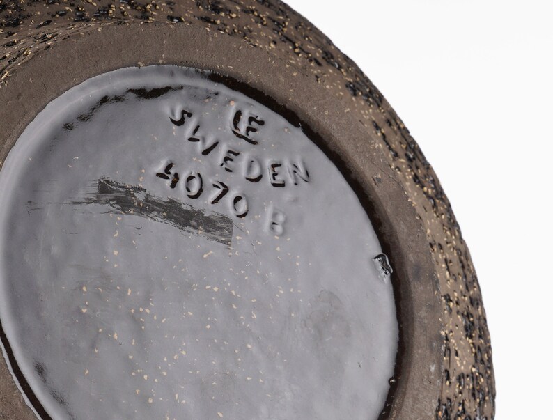 1964-71 Britt Philipson Ceramic Bowl Upsala Ekeby Sweden 4070 image 5