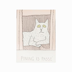 Cartão postal de Kay Burford de 1990 "Ping is Passe"