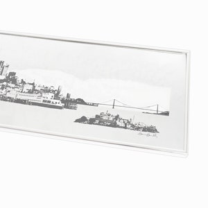 Harry Hambly Tin Foil Print San Francisco Skyline image 5