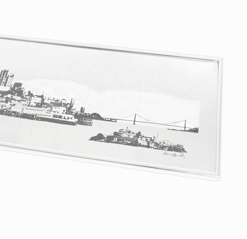 Harry Hambly Tin Foil Print San Francisco Skyline image 5