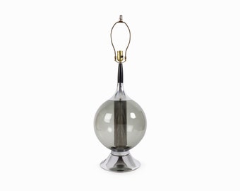 Mid Century Acrylic Lamp Ball Shape