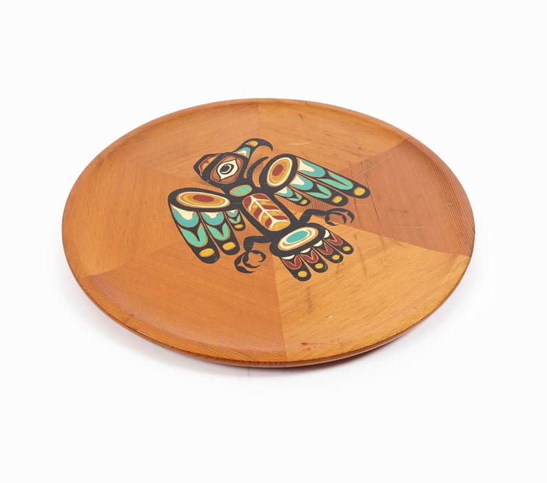 First Nations Wooden Decorative Plate Canada image 3