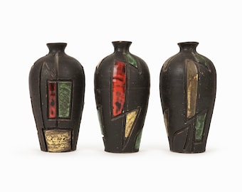 Italian Ceramic Vase Art Mid Century Modern Ceramics
