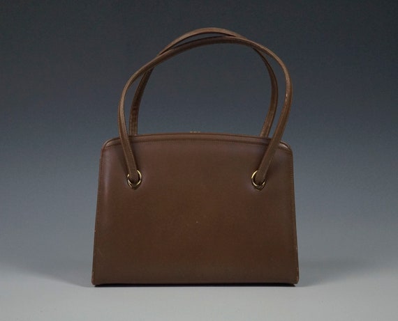 Coblentz Handbag Purse Tan Color Real Leather Vin… - image 2