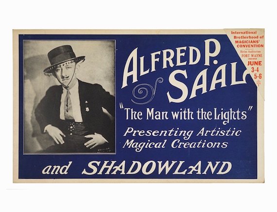 1950 年代のシルクスクリーン ポスター アルフレッド P. サール ライト
