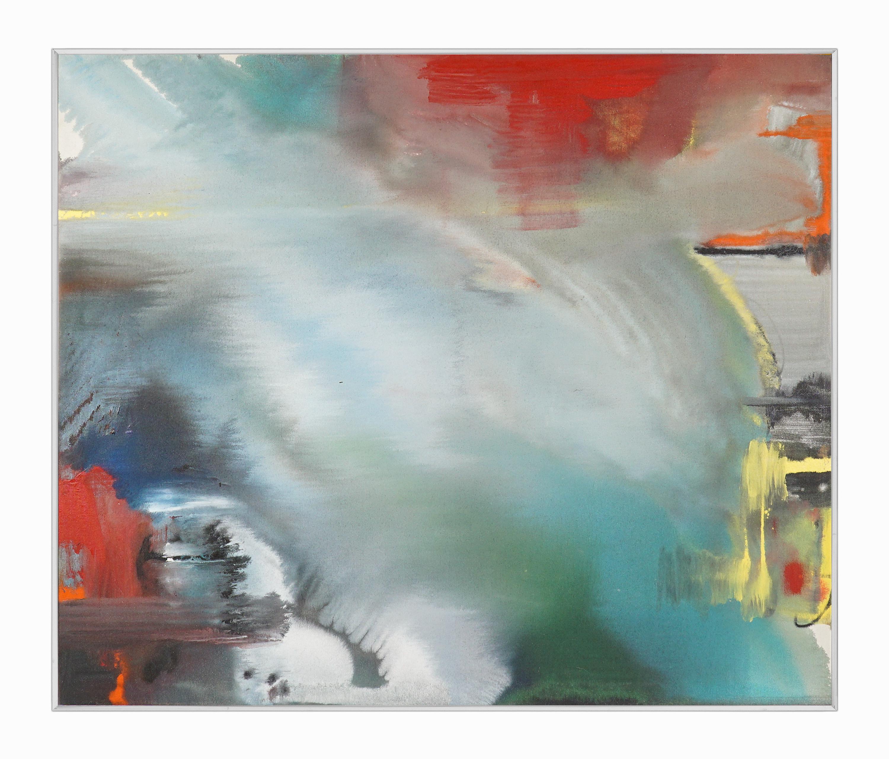 1982年 ウィリアム・アレクサンダー 抽象油絵 キャンバス 抽象芸術