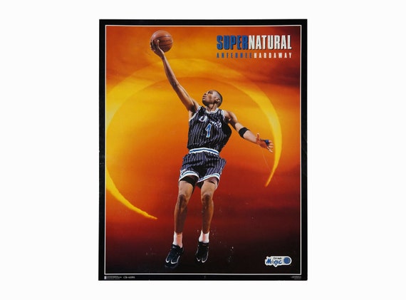 Penny Hardaway NBA Poster Super Natural Orlando Magic - Etsy ＠ANFERNEE HARDAWAY (HEY PENNY) ポスター NBA