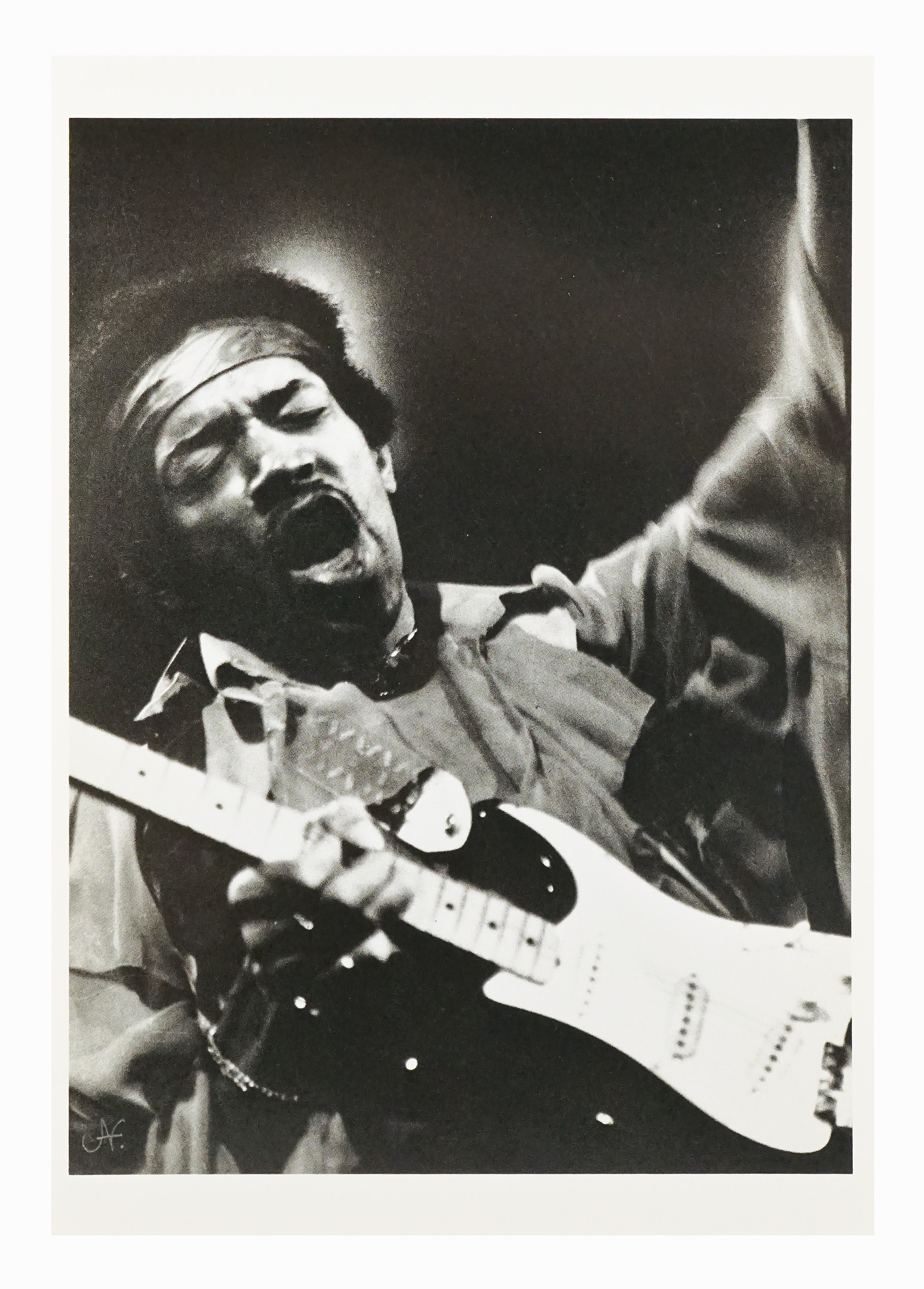 1980s Fotofolio Postcard Jimi Hendrix Post Card Vintage - Etsy Denmark