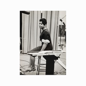 Fotofolio Postkarte Aretha Franklin Postkarte Vintage
