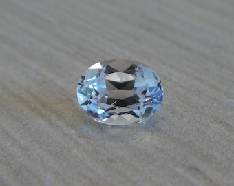 Antique Oval Cut Crisp White Sapphire 2.80+ carats 9.1 x 7.1 mm