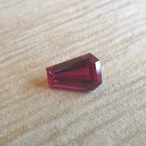 Rare Unique Old  Coffin Cut Blood Ruby 8 x 5.5 mm over 1.30 carats
