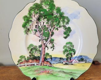 Vintage Royal Doulton Australian Gum Tree 'A' Dinner Plate - D5506