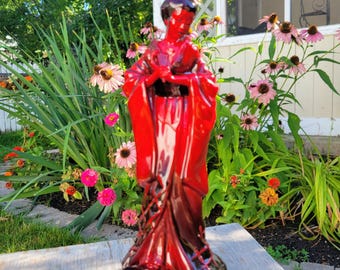 Rare 1989 Royal Doulton Flambé 'The Geisha' Figurine (HN 3229)