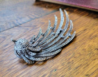Vintage SPHINX '1015' Bird of Paradise Brooch - Rare Marcel Boucher Design