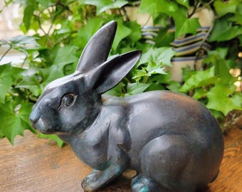 Vintage PIERRE CHENET Bronze Rabbit Sculpture