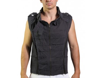 Steampunk Vest ~ Mishu ~ Industrial, Cosplay, Alternative clothing, Festival clothing, Goth