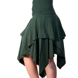Dragonfly Skirt ~ Mishu ~ Elven Clothing , Festival Fashion , Pixie Clothing , Fairy Clothing , Midi Skirt