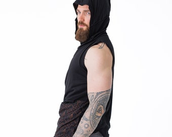 Galahad Top ~ Mishu ~ Androgynous Clothing, Festival Clothing, Alternative Clothing, Burningman Clothing