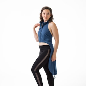 Future Vest ~ Mishu ~ Festival fashion , Alternative clothing , Larp vest , Hoodie vest , Corset back