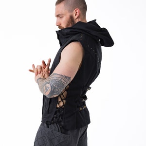Charmer Vest Mishu Industrial, Cosplay, Alternative Clothing, Festival  Clothing, Goth -  Canada