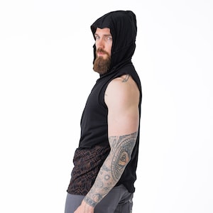 Galahad Top ~ Mishu ~ Androgynous Clothing, Festival Clothing, Alternative Clothing, Burningman Clothing