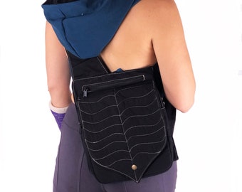 Leaf Crossbody Bag: Elven Festival Pocket Belt