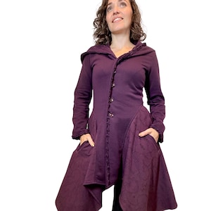 Abrigo de trapo estampado V2: Ropa asimétrica de elfos del bosque brujo