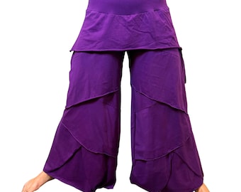 Layered Cotton Stretchy Pants: Elven Festival Fashion