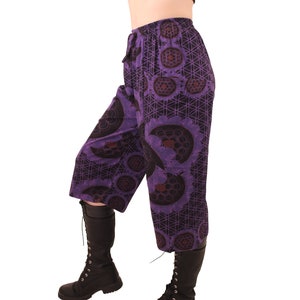 Lucid Shorts ~ Mishu ~ Androgynous clothing , Festival clothing , Hippie shorts , Burningman, Alternative Clothing ,